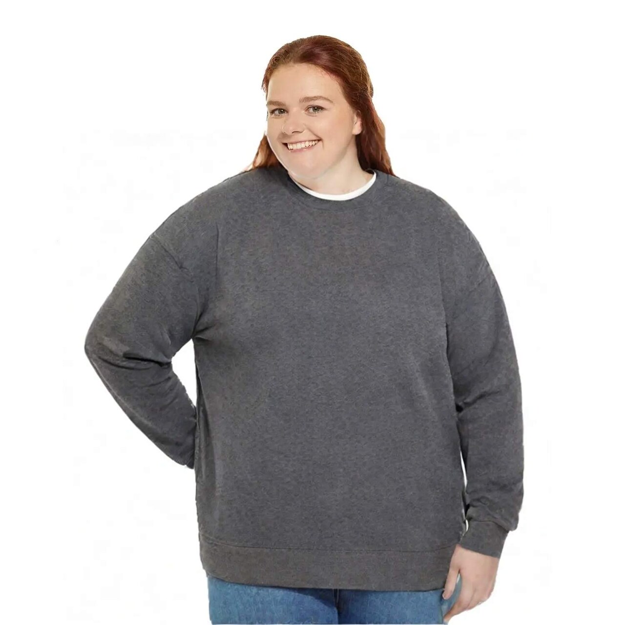 Gildan Heavy Blend Long Sleeve Crewneck Sweatshirt for Everyday Wear & Winter Outfits
